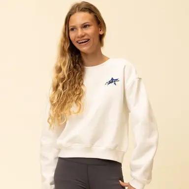 Trui Backprint (white salt)