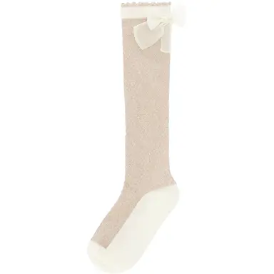 Kniesokken Rhonda glitter (gold/pearl)