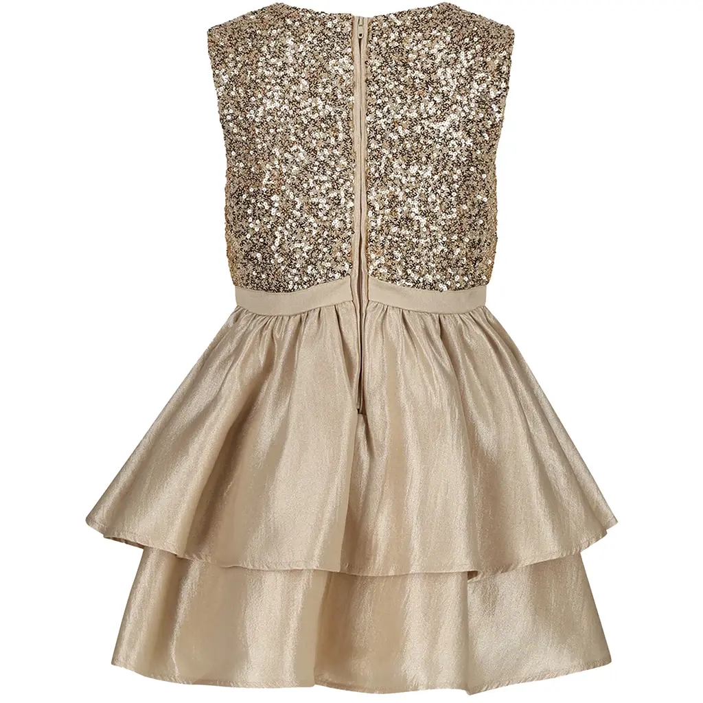 Jurk Shiny (golden glow)