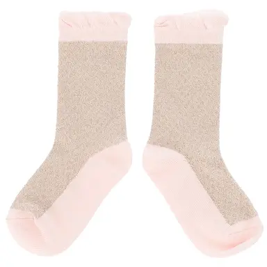 Sokken Rhonda glitter (gold/pink)