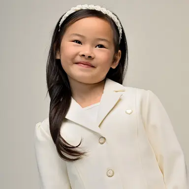 Haarband diadem Royal (pearl)