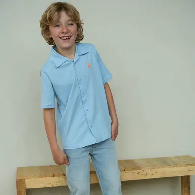 Overhemd t-shirt Coop (light blue)