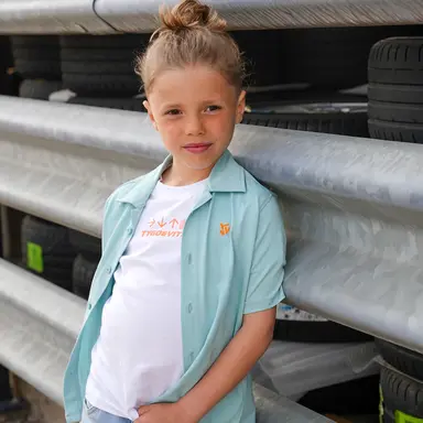 Overhemd t-shirt Coop (aqua haze)