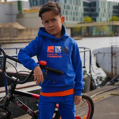 Trui hoodie Hesse (true blue)