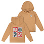 Daily7 Trui hoodie backprint (dark sand)
