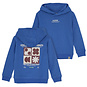 Daily7 Trui hoodie backprint (dusty kobalt)