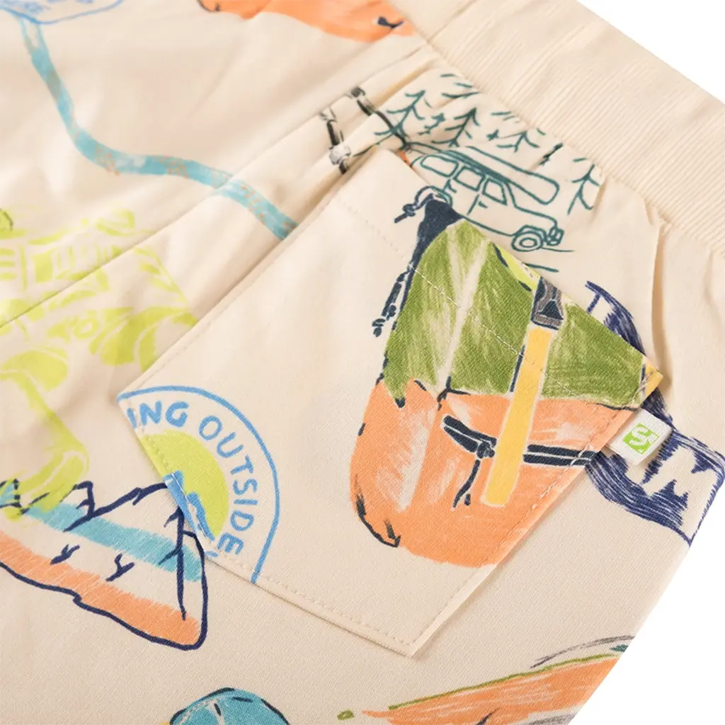 Korte broek Isaac (soft beige)