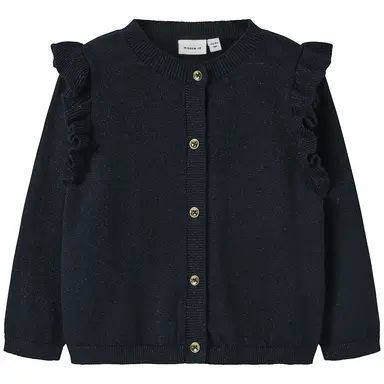 Gebreid glitter vestje Fabinne (dark sapphire)