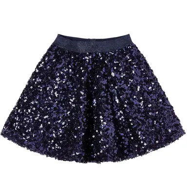 Rokje pailletten Dorian (navy)