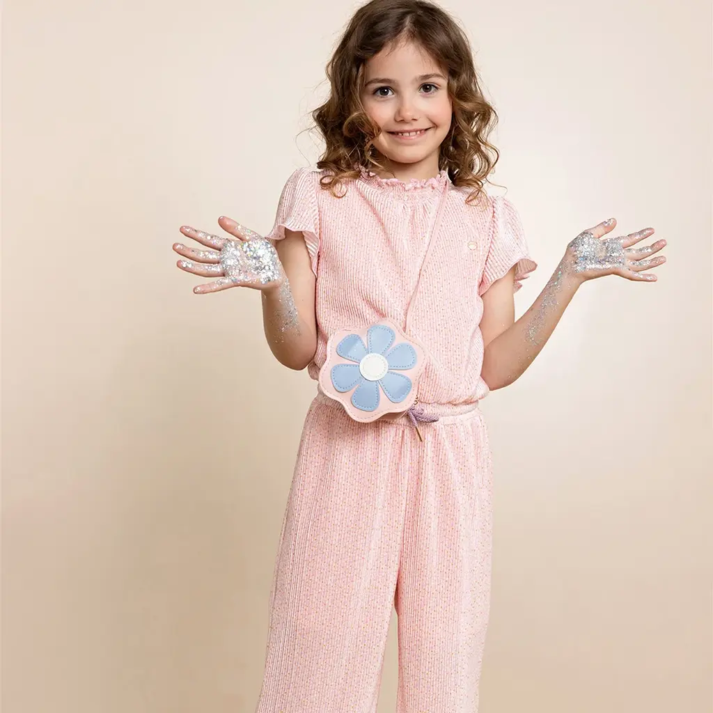 Tasje Flower (vintage pink)