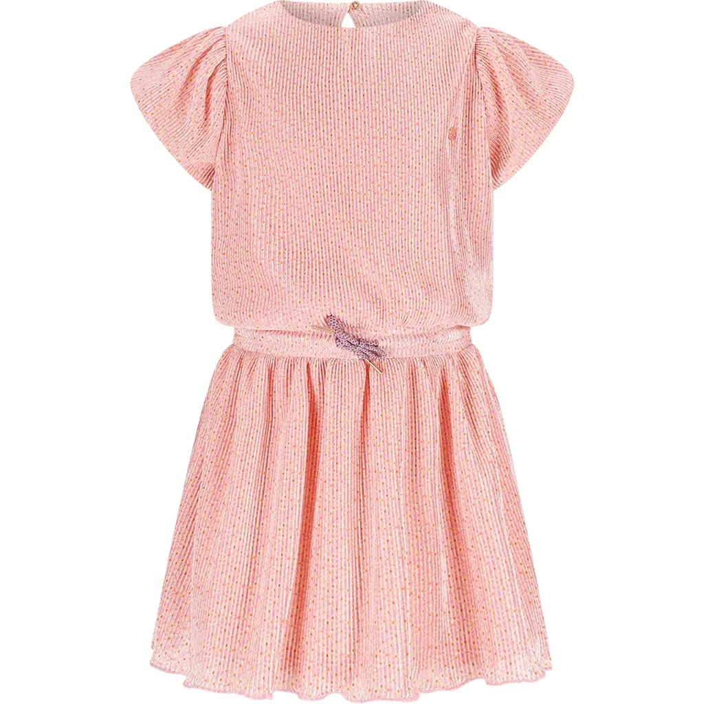 Jurk Miron plisse (vintage pink)