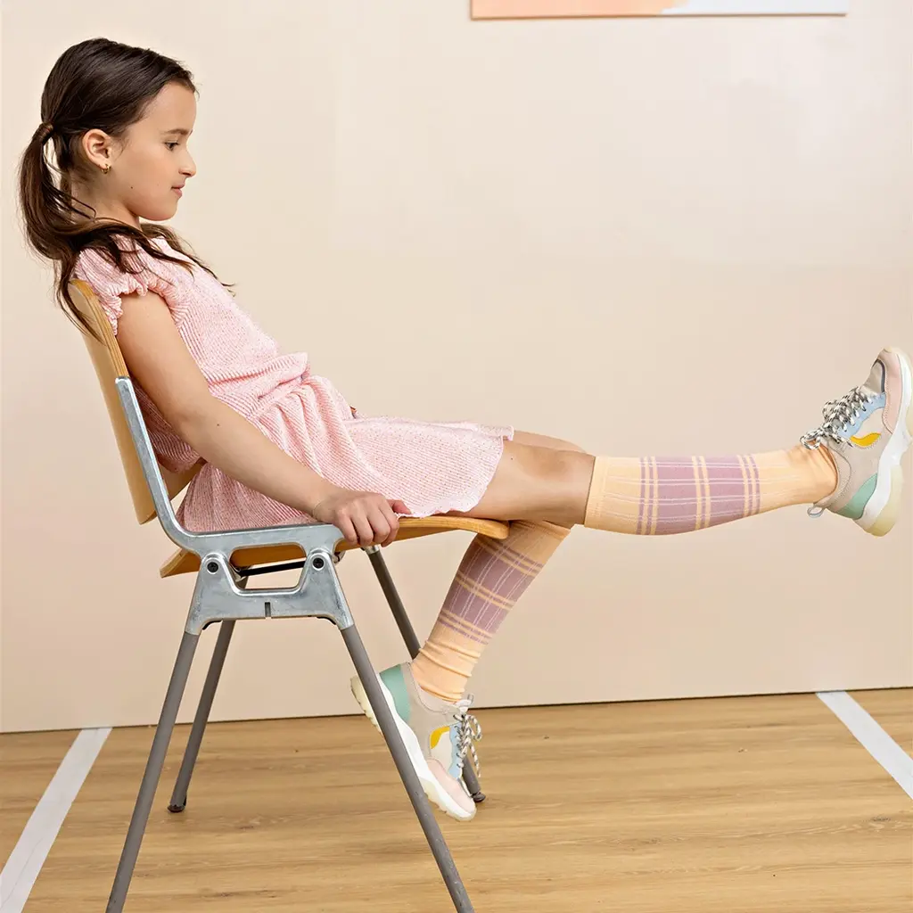 Kniesokken Rabi (light peach)