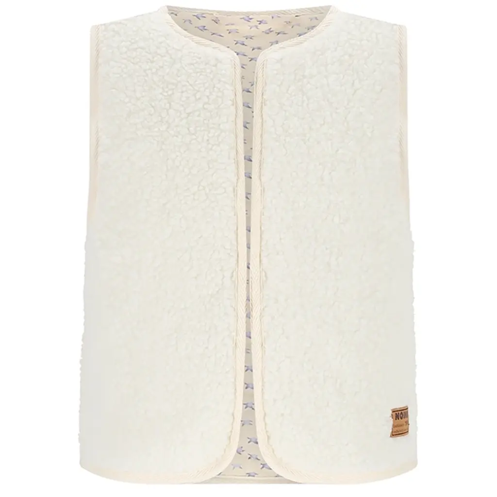 Gilet Katya REVERSIBLE (pearled ivory)
