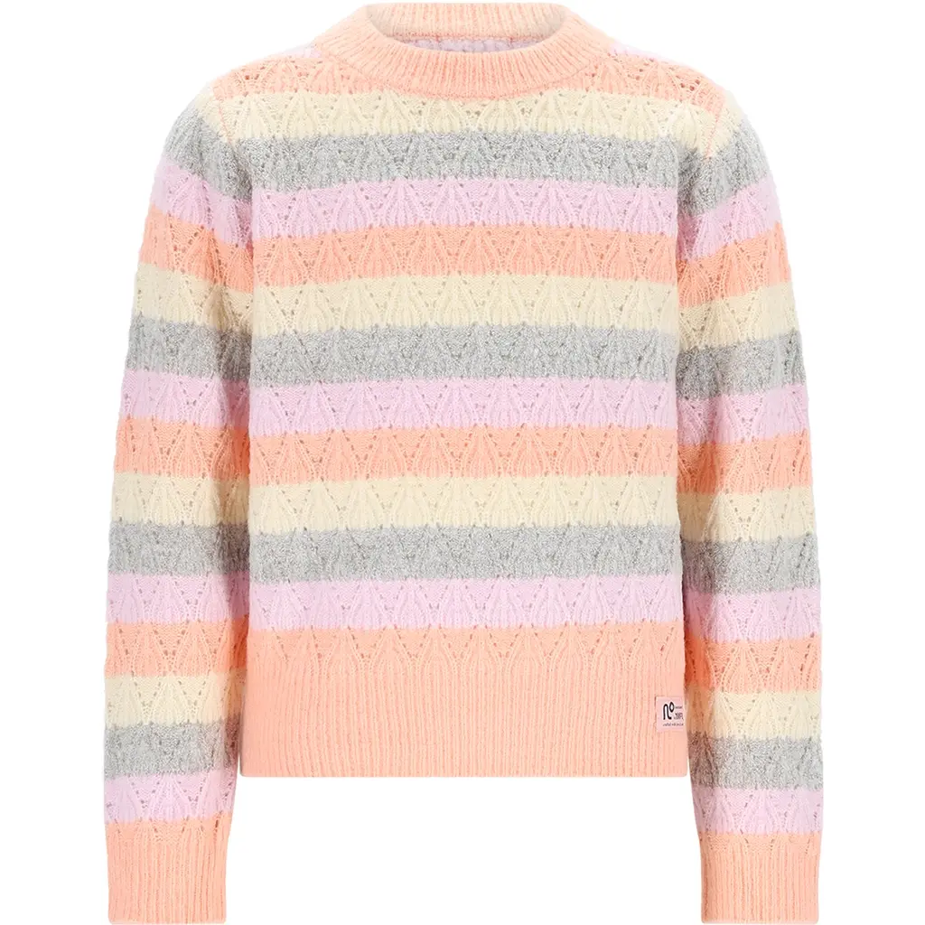 Trui Kiddo striped (light peach)