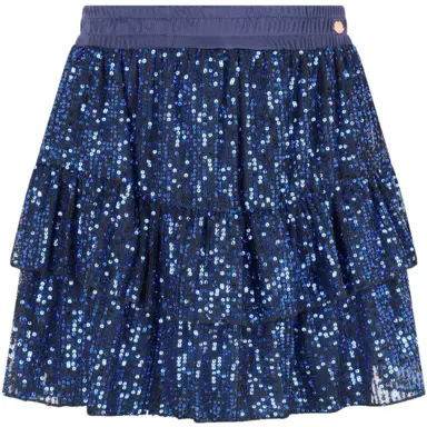 Rokje Naia pailletten (ensign blue)