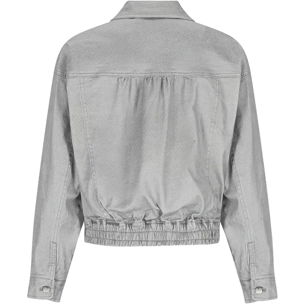 Spijkerjasje Boaz oversized (warm grey)