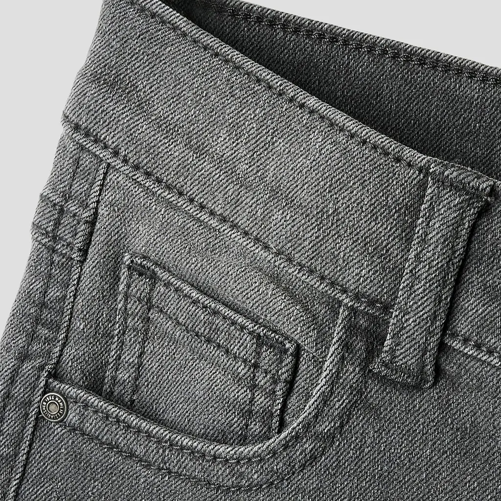 Jeans WIDE LEG Rose (medium grey denim)