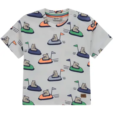 T-shirtje wide fit (cloud)