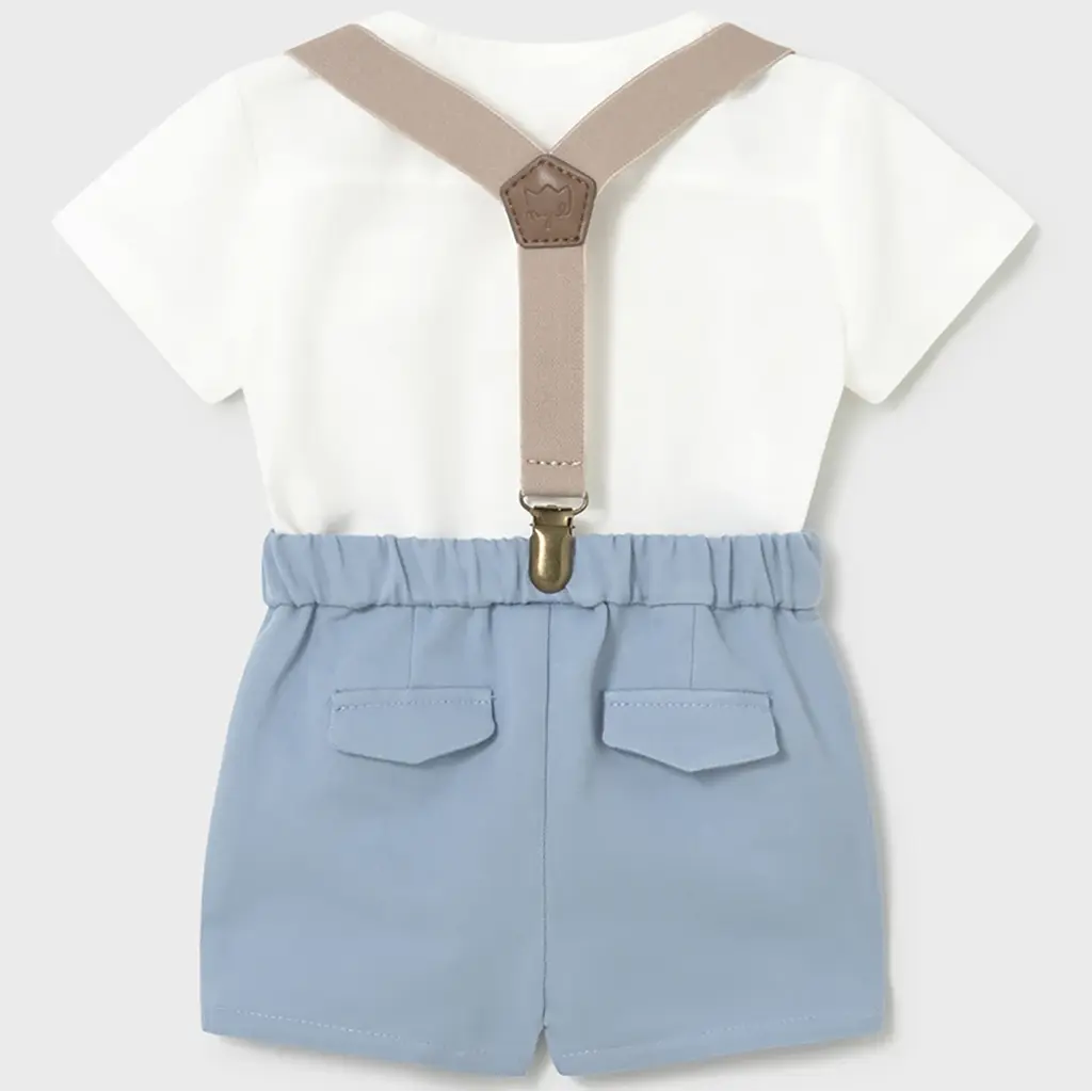 Setje met kort broekje (blue)