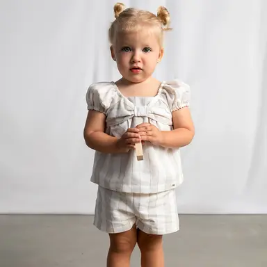 Setje met kortbroekje (hazelnut)