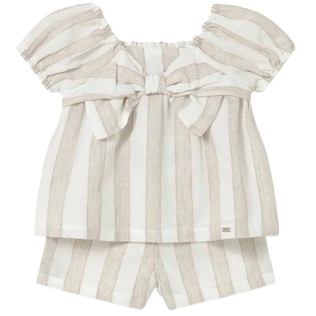 Setje met kortbroekje (hazelnut)