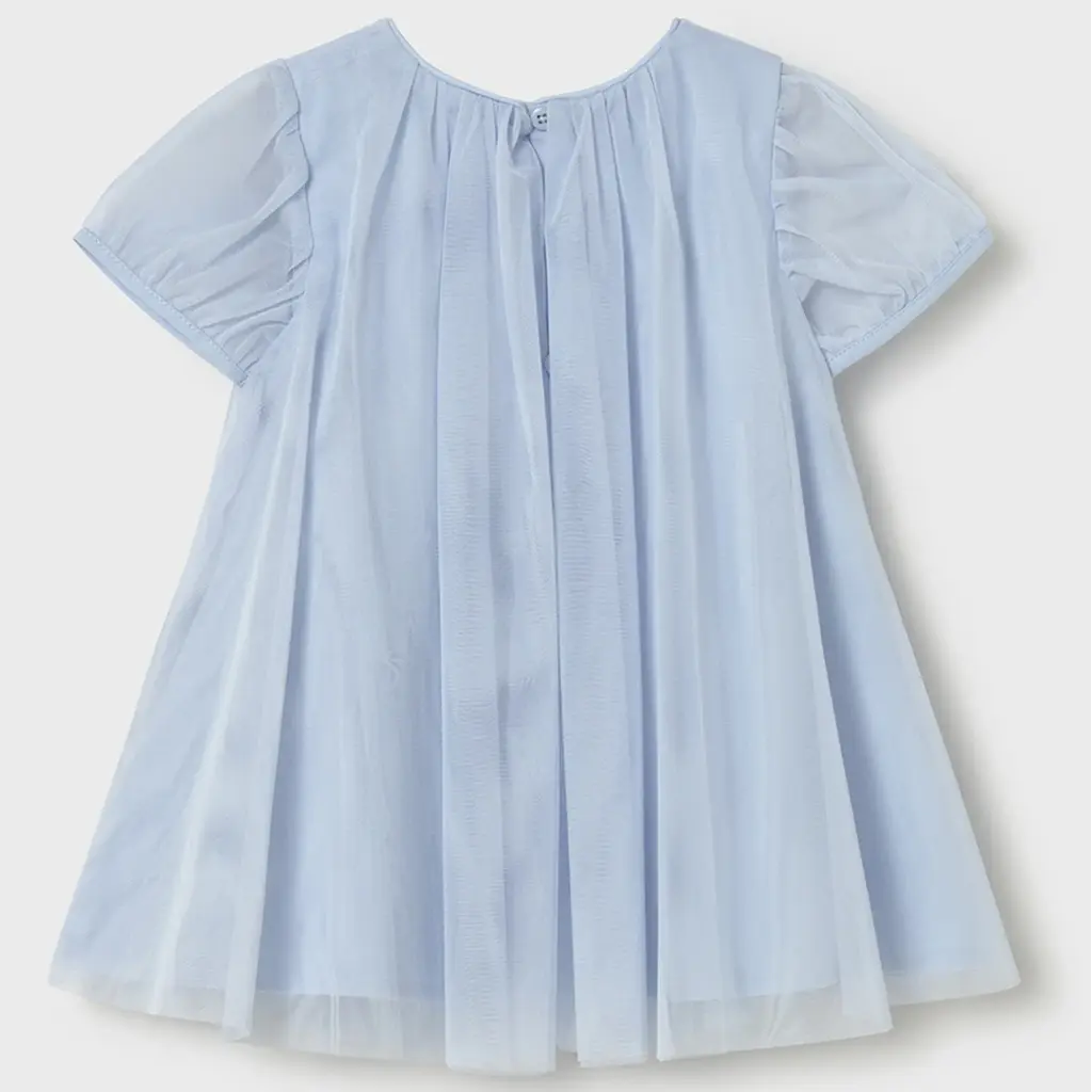 Jurkje tulle met tasje (sky)