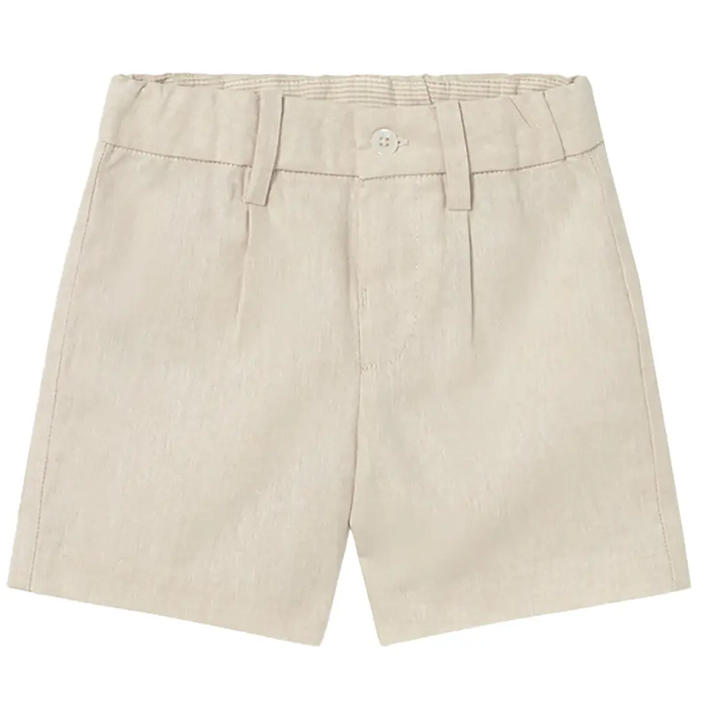 Kort broekje linnen (oat mixed)