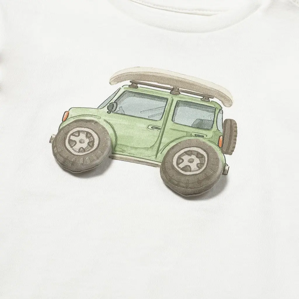 T-shirtje (cream-car)
