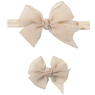 Haarbandje en speldje (wheat)