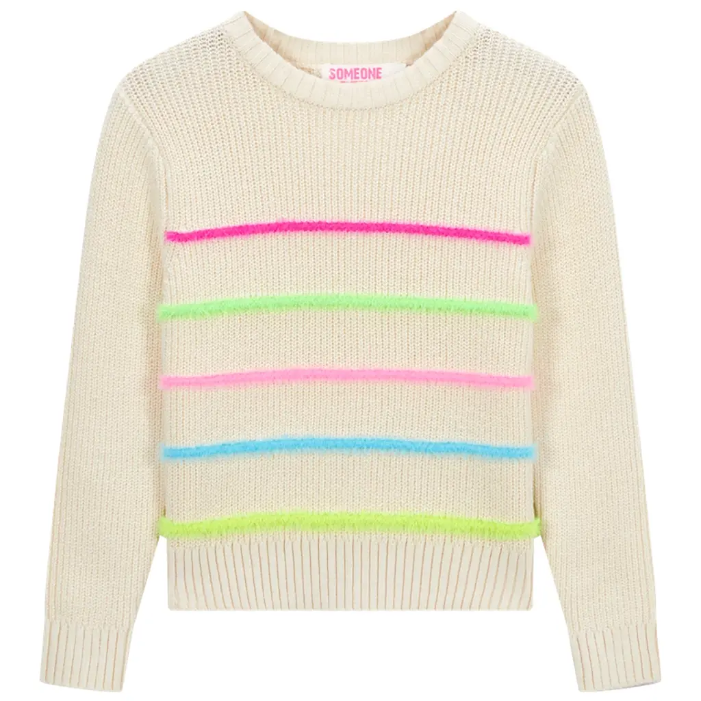 Gebreide trui Rien (dark ecru)