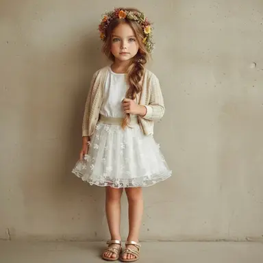 Gebreid vestje Adel (ecru)