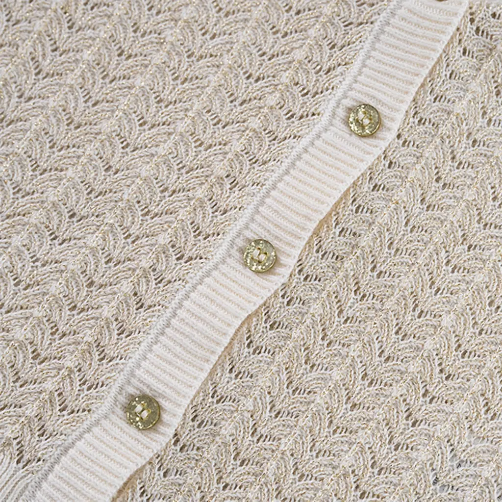 Gebreid vestje Adel (ecru)