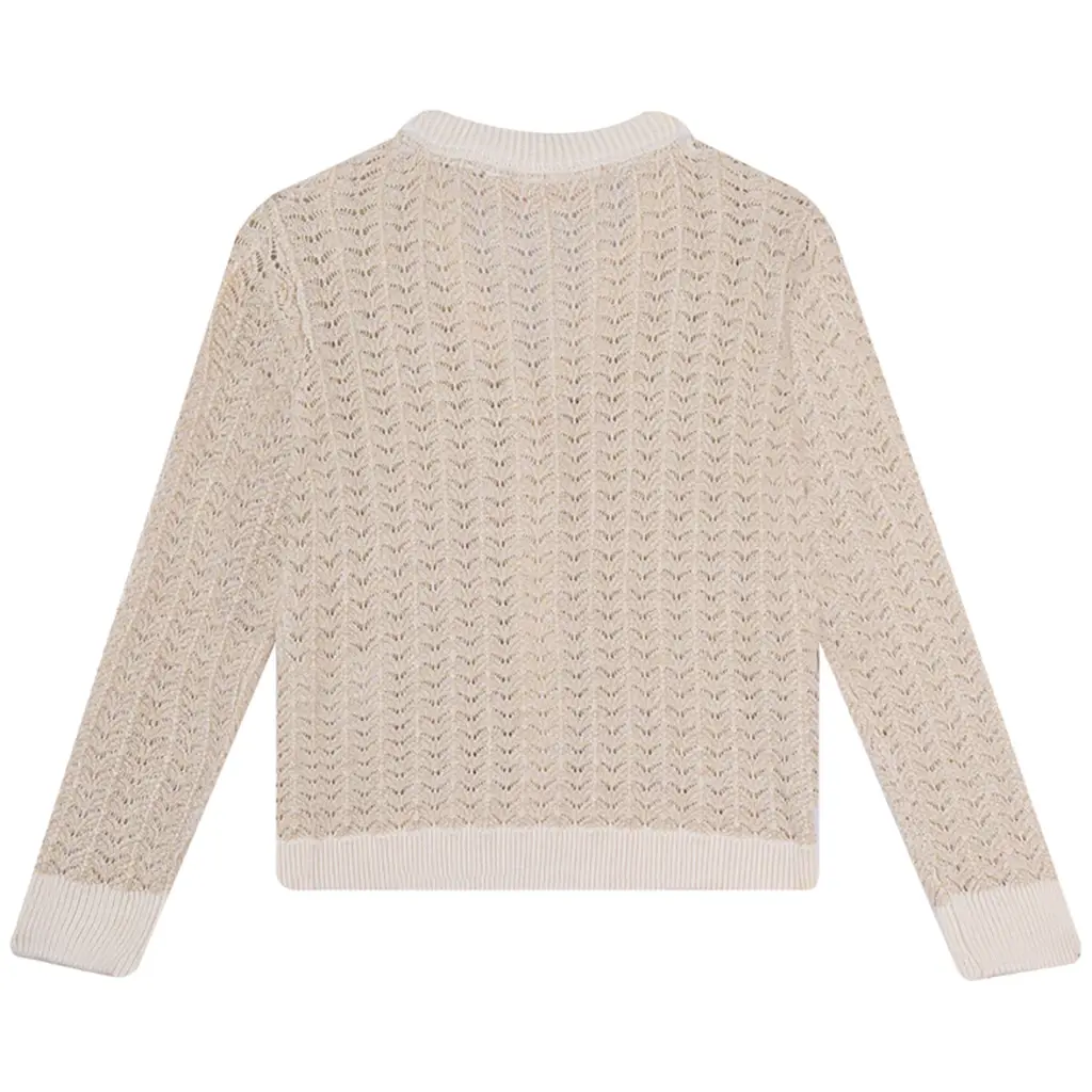 Gebreid vestje Adel (ecru)