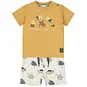 Dirkje Tweedelig setje (camel) - t-shirtje met kort broekje
