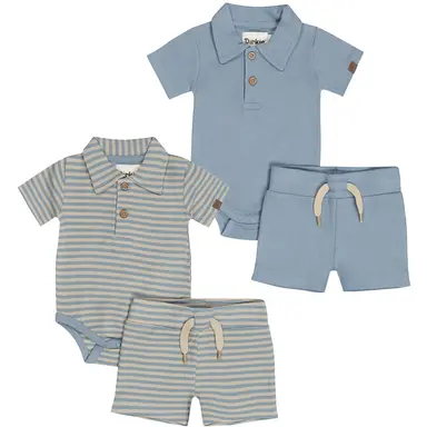 Vierdelig setje (blue)