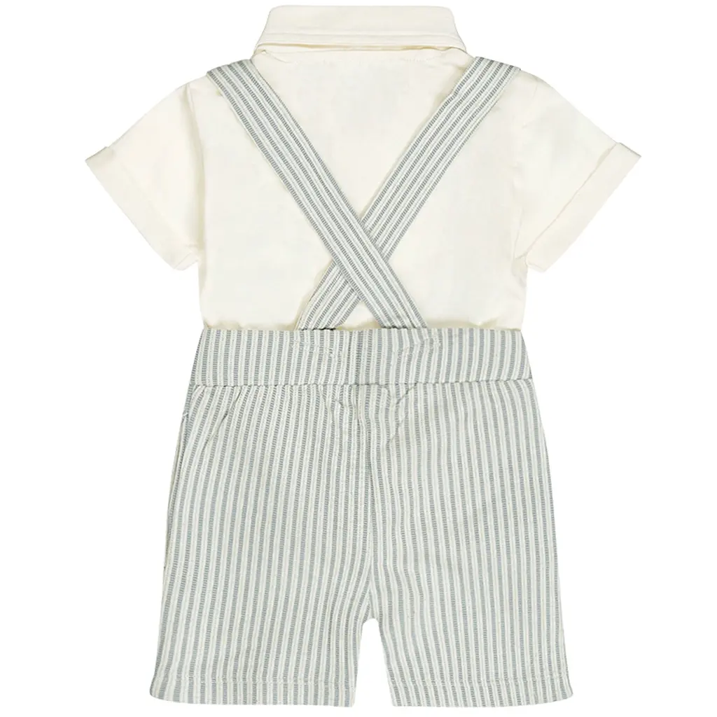 Tweedelig setje tuinbroekje (blue)