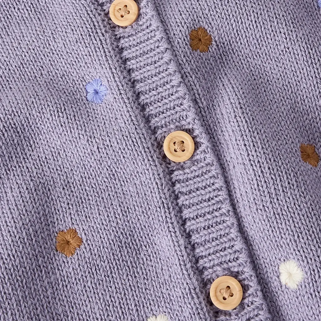 Gebreid vestje Tiflow (lavender gray)