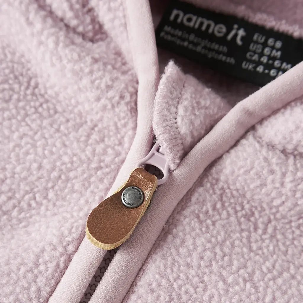 Baby zomer jasje fleece Meeko (keepsake lilac)