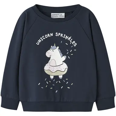Trui sweat Venus (navy blazer unicorn sprinkles)