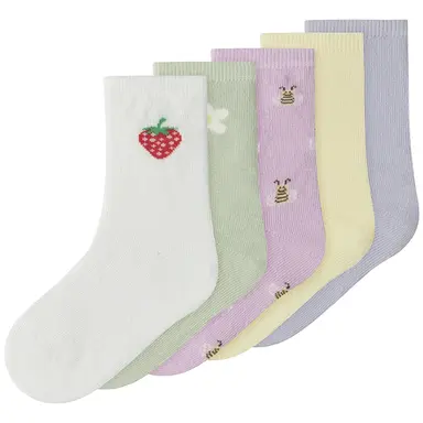 Vijf paar sokken Vinni (lavender fog)