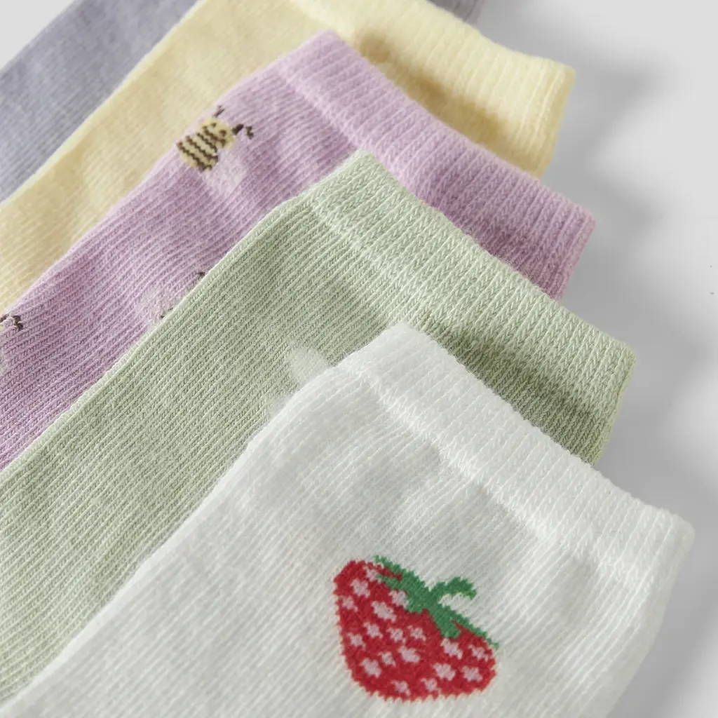 Vijf paar sokken Vinni (lavender fog)