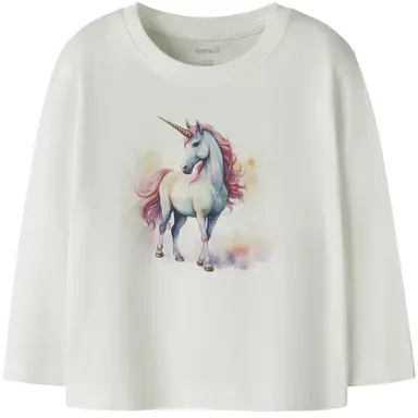 Longsleeve Votea (cloud dancer pink unicorn)