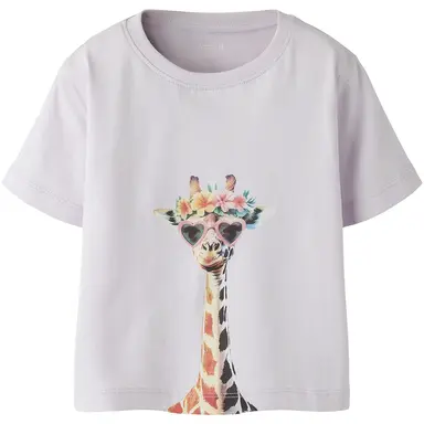 T-shirt Votea (lavender fog giraffe sunglasses)