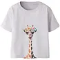 Name It T-shirt Votea (lavender fog giraffe sunglasses)