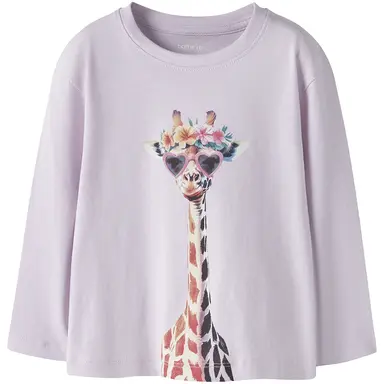 Longsleeve Votea (lavender fog giraffe sunglasses)