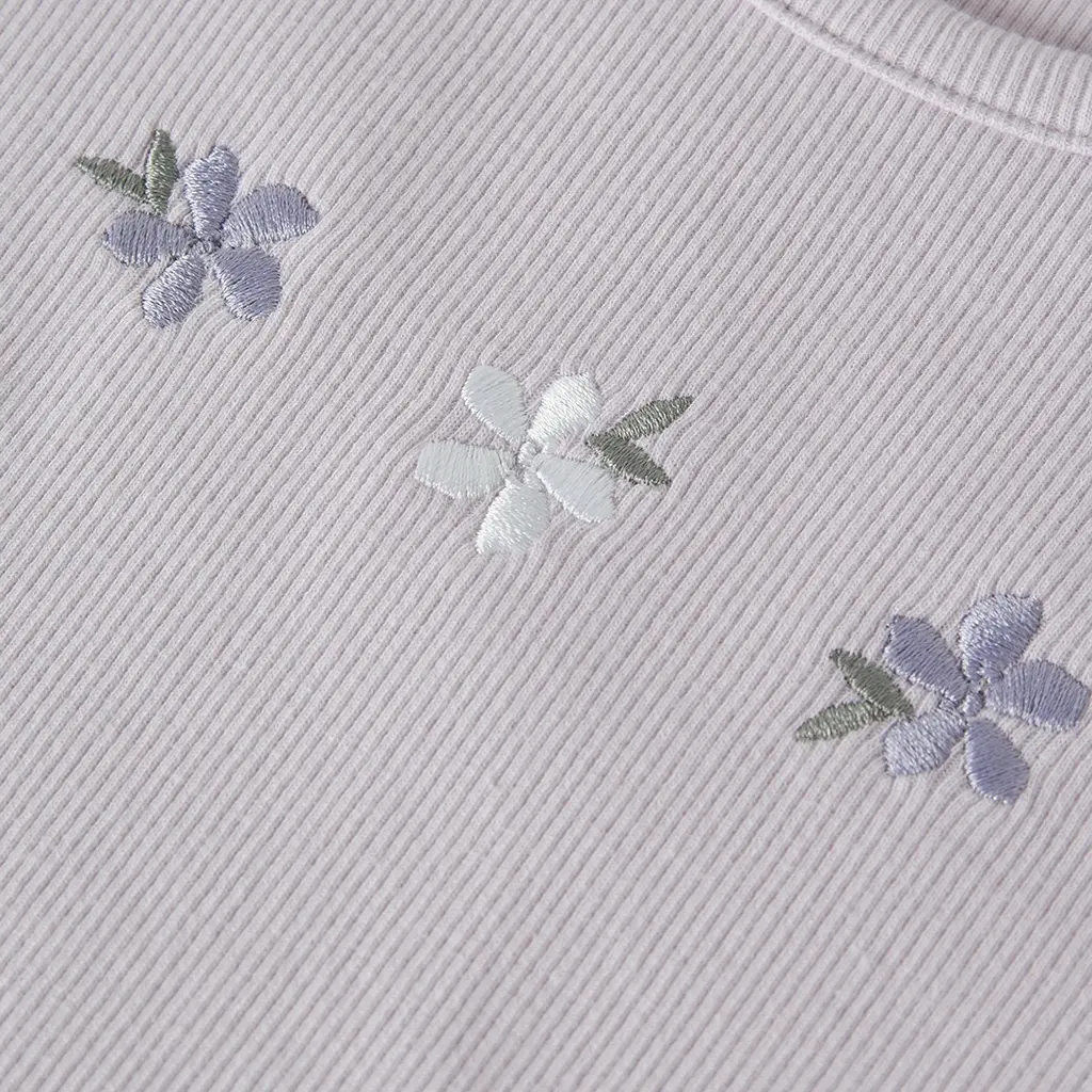 Longsleeve rib Dari (lavender fog)