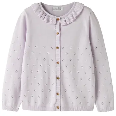 Gebreid vestje Diame (lavender fog)