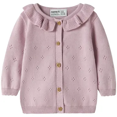 Gebreid vestje Diame (fragant lilac)