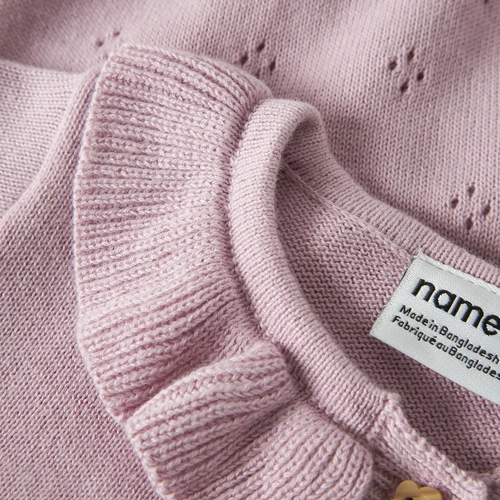 Gebreid vestje Diame (fragant lilac)