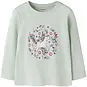 Name It Longsleeve Veen (pale aqua unicorn flower)